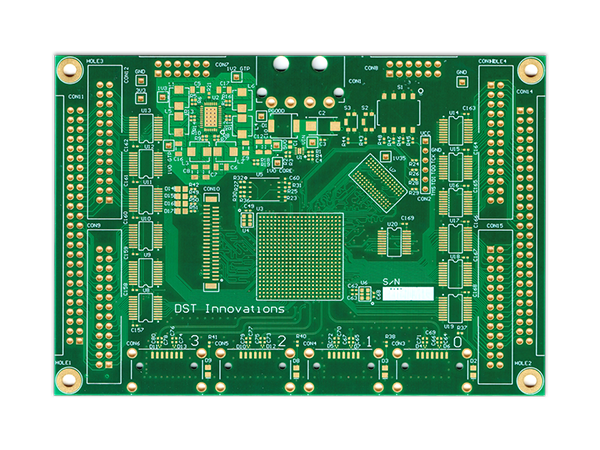 6-layer green oil immersion gold plate